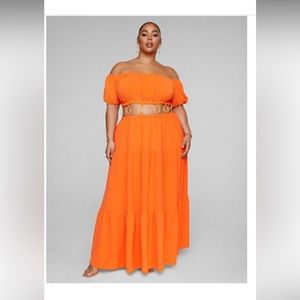 Camryn O-Ring Waist Maxi Dress - Gabi Fresh x FTF